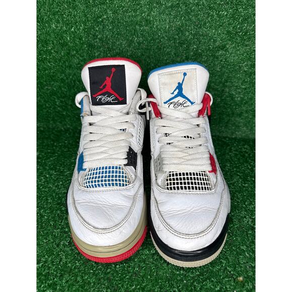 Nike Air Jordan 4 What The CI1184-146 White Red Blue Mens Size 8.5 Bred cement main image 8